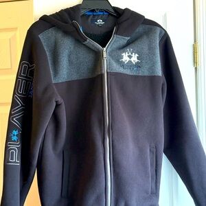 La Martin Man’s Polo Hoodie Jacket